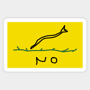 No Step on Snake Sticker